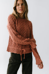 Joseph Knit Sweater In Rose - Final Sale
