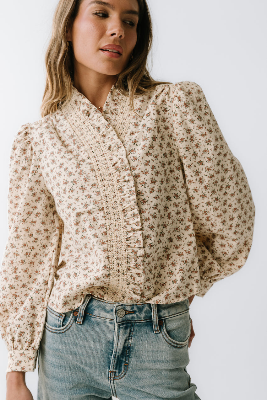 Johna Ruffle Blouse - FINAL SALE