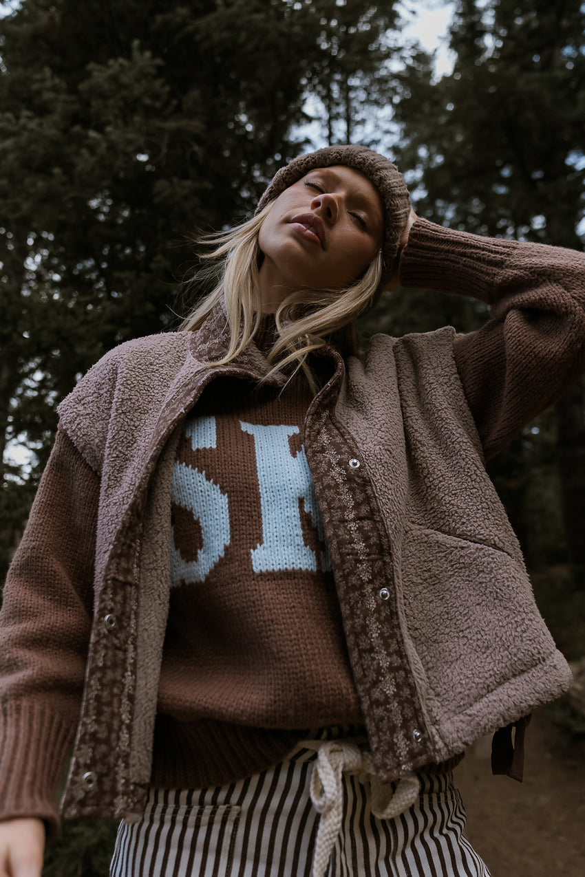 Julia Sherpa Vest - FINAL SALE