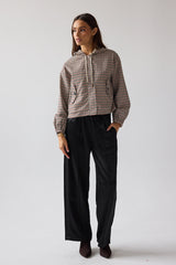 Ross Plaid Jacket In Rust