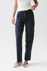 Mitchel Straight Leg Trouser in Navy - FINAL SALE