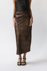 Camille Leopard Maxi Skirt - FINAL SALE