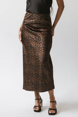 Camille Leopard Maxi Skirt - Final Sale