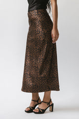 Camille Leopard Maxi Skirt - Final Sale