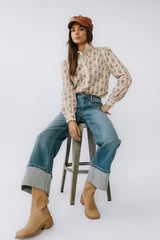 Fenna Cuffed Wide Leg Jeans - Final Sale
