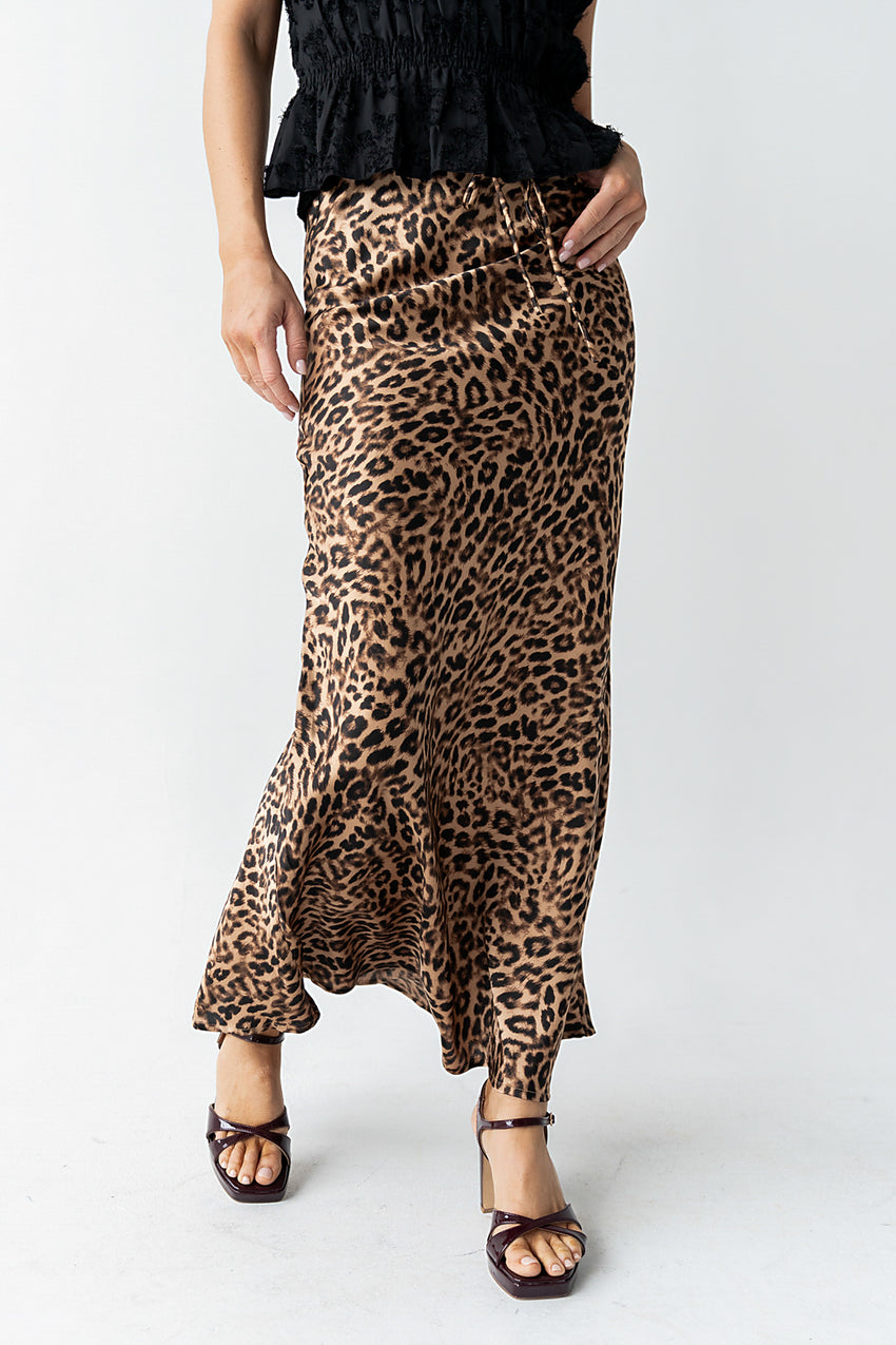 Hatton Leopard Maxi Skirt - FINAL SALE