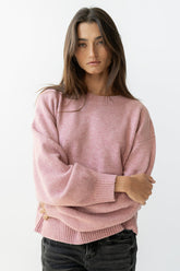 Josey Oversized Sweater in Pink - FINAL SALE