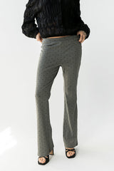 Chloe Polka Dot Pants In Charcoal - Final Sale