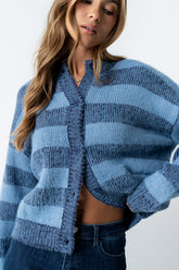 Russel Oversized Sweater in Blue - FINAL SALE