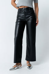 Dayna Vegan Leather Pants - Final Sale