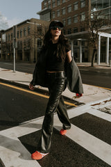 Dayna Vegan Leather Pants - Final Sale