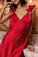 Georgie Polka Dot Mini Dress - Final Sale
