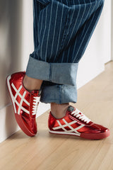 Polly Sneakers In Metallic Red - Final Sale