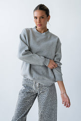 Marie Oversized Sweatshirt in Grey - FINAL SALE