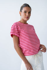 Walker Scalloped Top in Pink