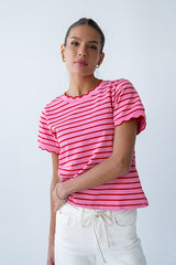 Walker Scalloped Top In Pink