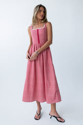 Kenzy Plaid Midi Dress - FINAL SALE