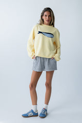 Brady Knit Sweater In Butter Yellow