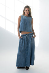 Khloe Denim Tank Top
