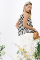Lily Gingham Tank Top - Final Sale