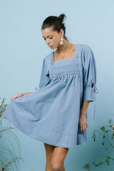 Ginny Denim Baby Doll Dress - FINAL SALE
