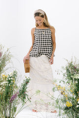 Lily Gingham Tank Top - Final Sale