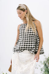 Lily Gingham Tank Top - Final Sale