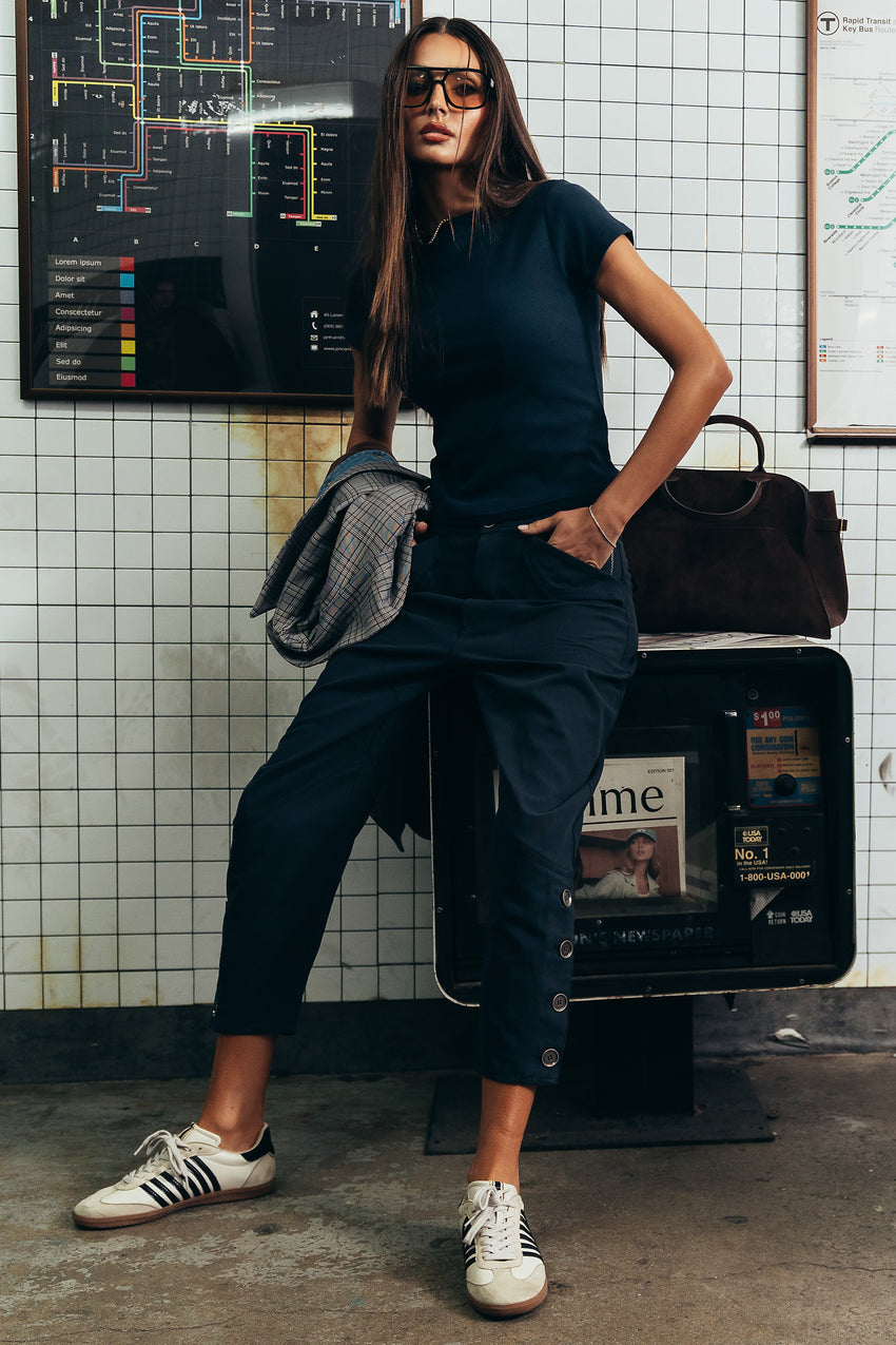 Lennie Cropped Barrel Pants - FINAL SALE
