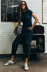 Lennie Cropped Barrel Pants - FINAL SALE
