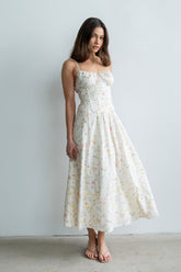 Quiny Floral Midi Dress - FINAL SALE
