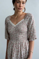 Darcey Smocked Maxi Dress - Final Sale