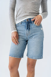 Danika Denim Bermuda Shorts - FINAL SALE