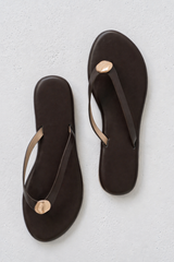 Kellen Thong Sandal in Dark Brown - FINAL SALE