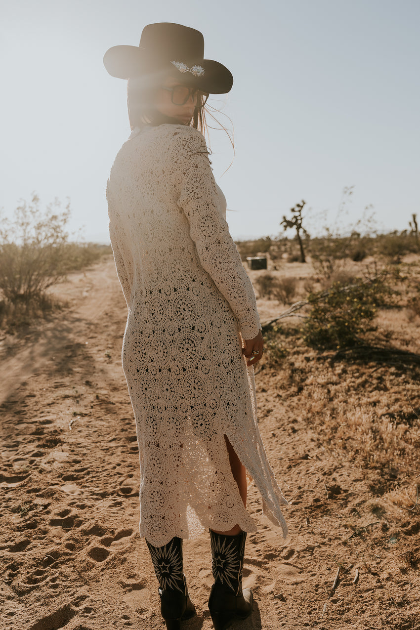 Porsha Crochet Duster - FINAL SALE