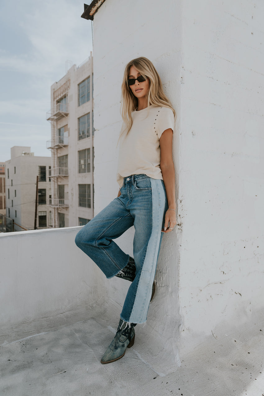 Karrie Two Toned Jeans - FINAL SALE