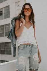 Jasmine Lace Tank Top - FINAL SALE