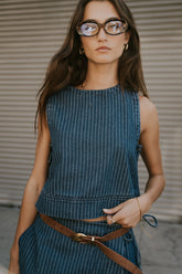 Priya Striped Tank - FINAL SALE