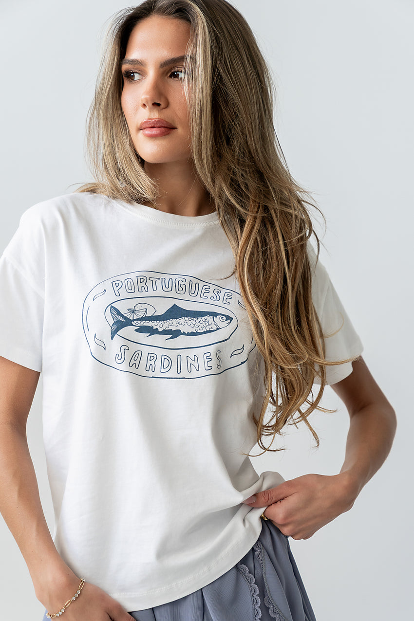 Portuguese Sardines Graphic Tee - FINAL SALE
