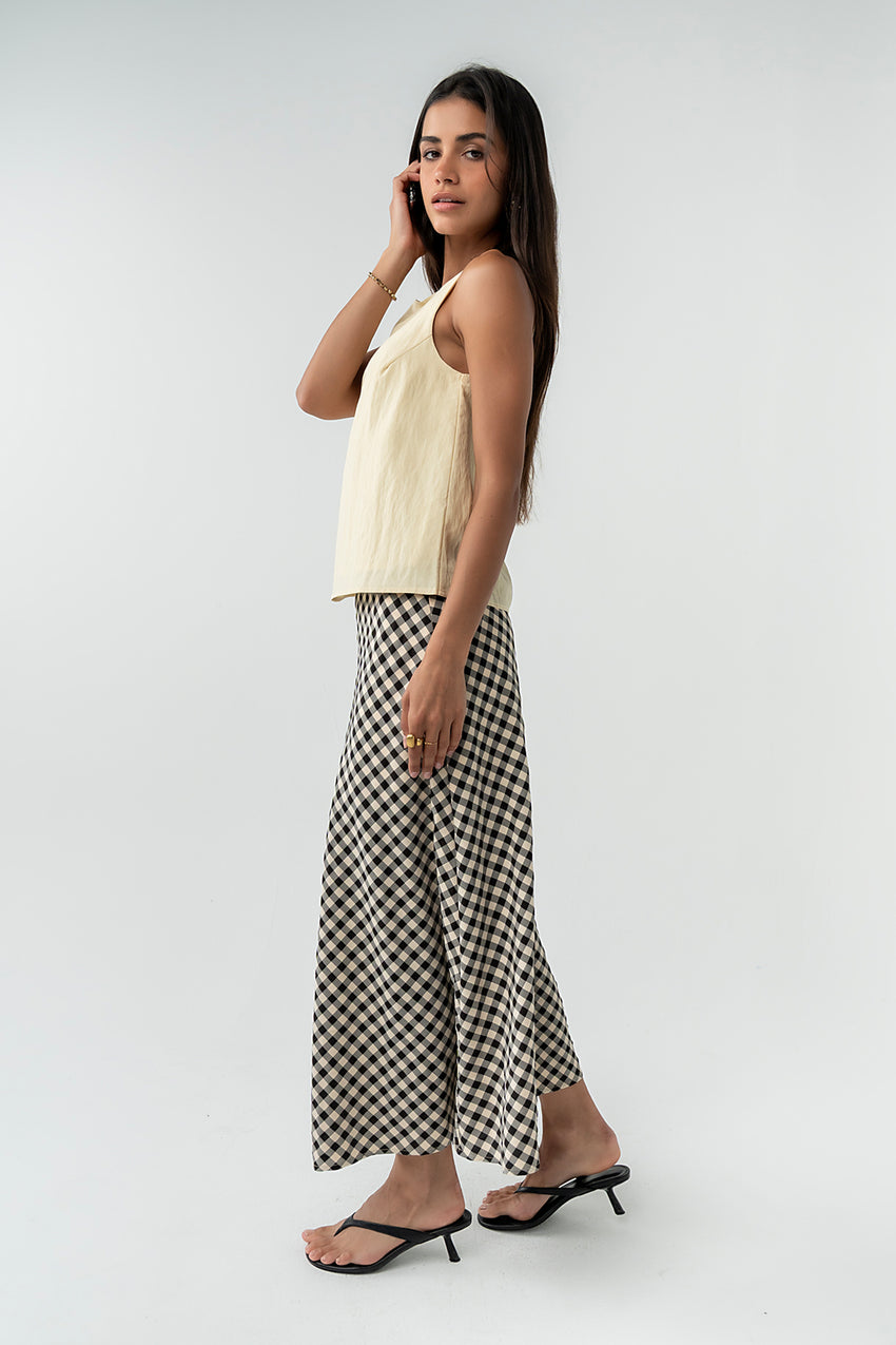 Posie Gingham Maxi Skirt