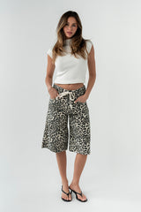 Briggs Leopard Barrel Jorts
