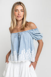 Miley Denim Blouse