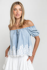 Miley Denim Blouse