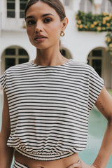 Camille Striped Top - Final Sale