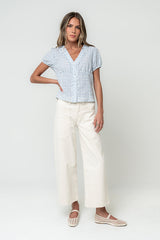 Annabeth Plaid Top - Final Sale