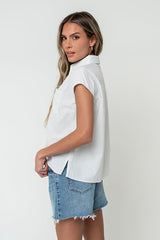 Carson Striped Button Up - Final Sale