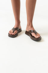Lola Platform Sandal In Brown - Final Sale