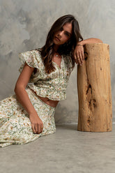 Carlie Floral Smocked Blouse - FINAL SALE