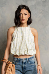 Lara Bubble Tank Top - FINAL SALE