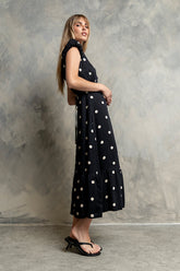 Janey Polka Dot Maxi Dress