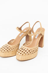Steve Madden Lexie Raffia Platform Heel - FINAL SALE
